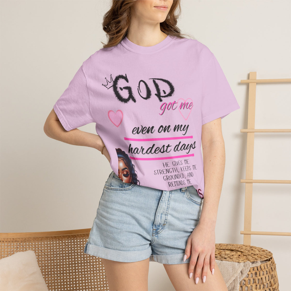 God Got Me T-Shirt — Inspirational Christian Faith Tee for Women