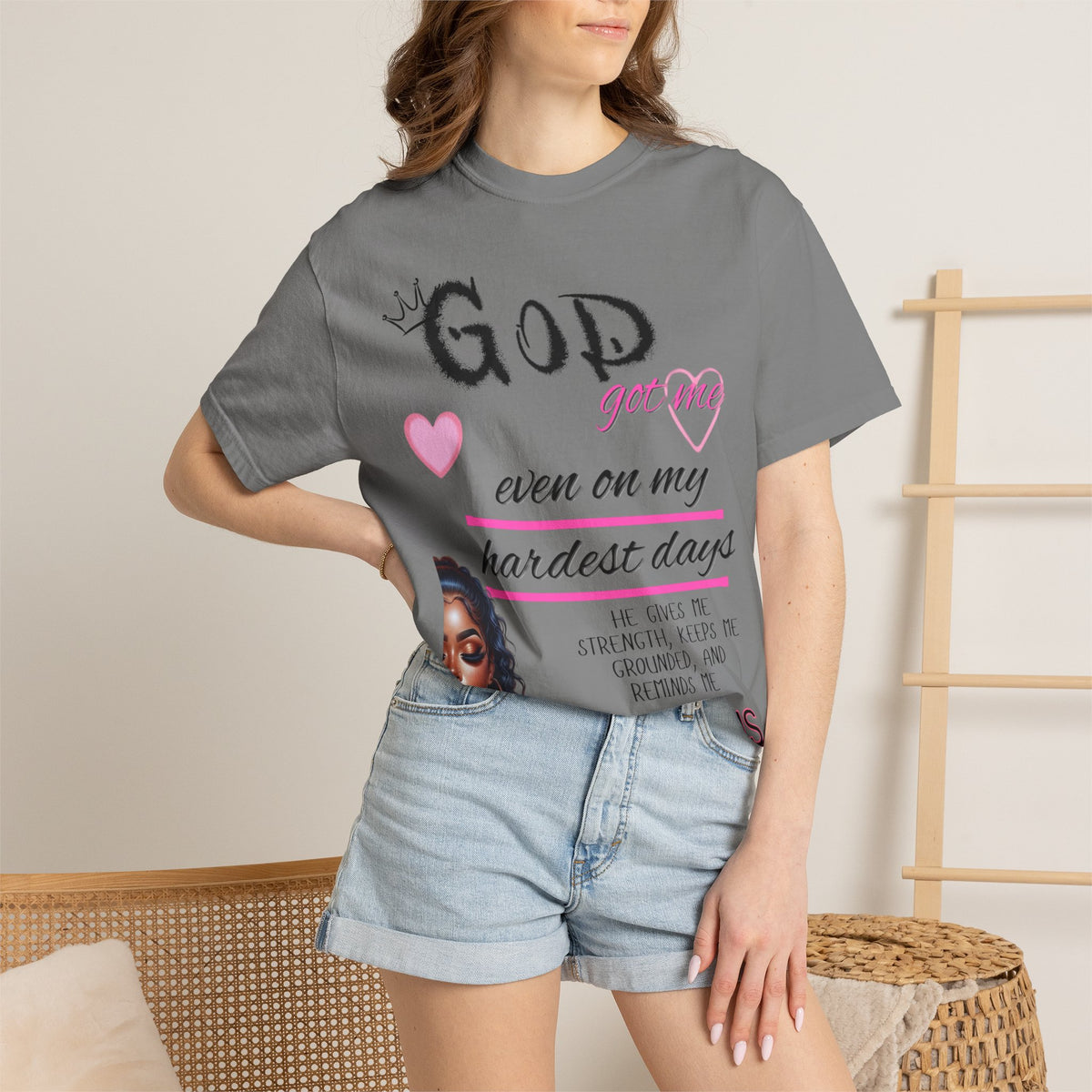 God Got Me T-Shirt — Inspirational Christian Faith Tee for Women
