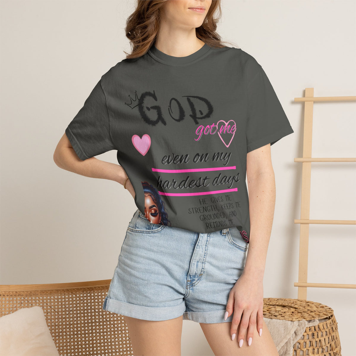 God Got Me T-Shirt — Inspirational Christian Faith Tee for Women