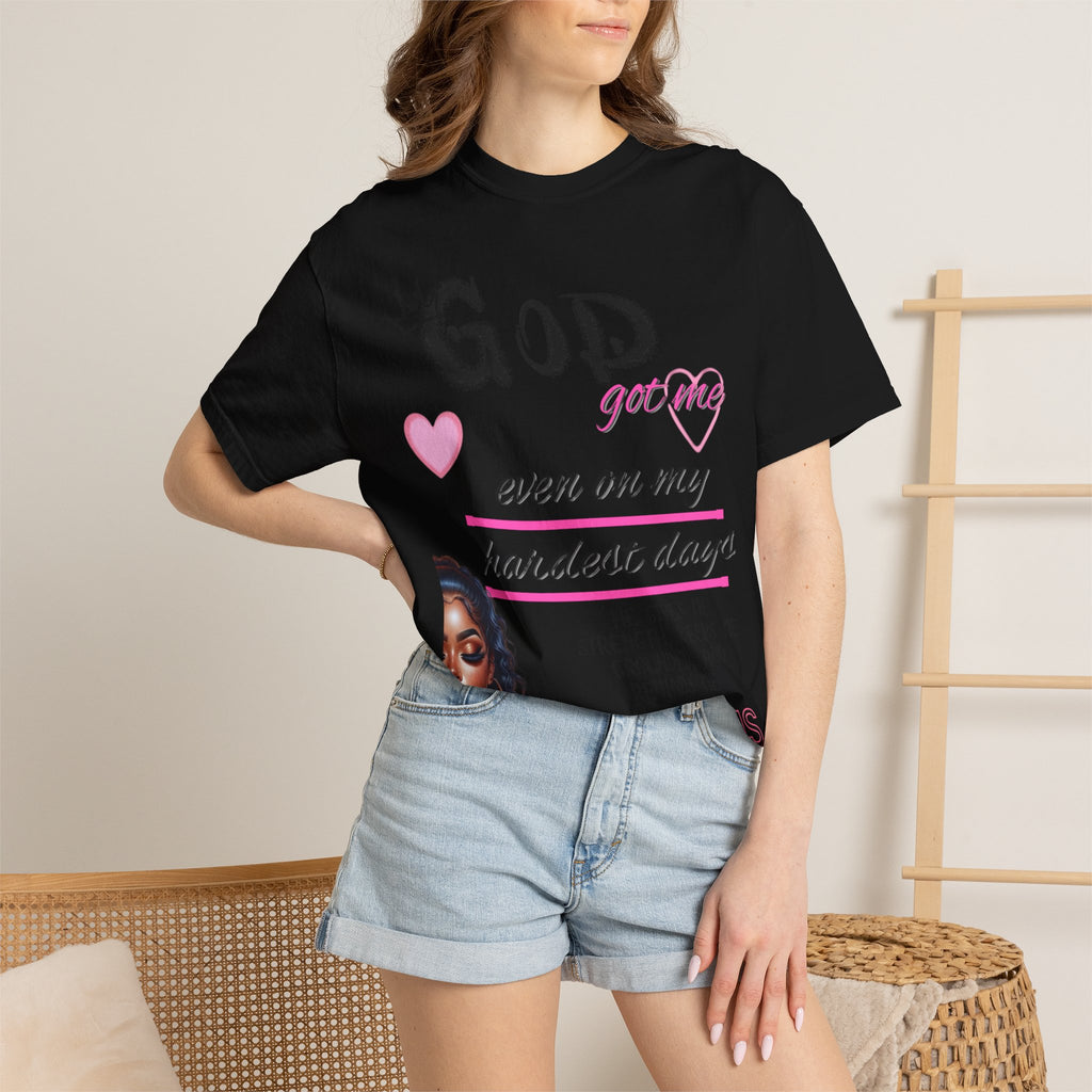 God Got Me T-Shirt — Inspirational Christian Faith Tee for Women