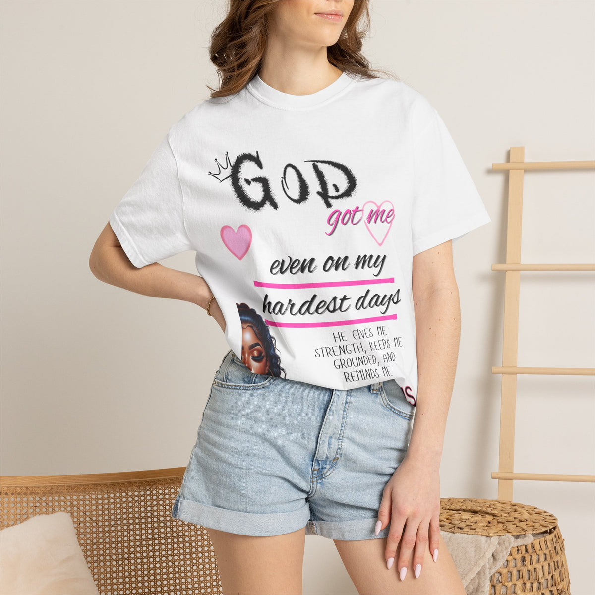 God Got Me T-Shirt — Inspirational Christian Faith Tee for Women