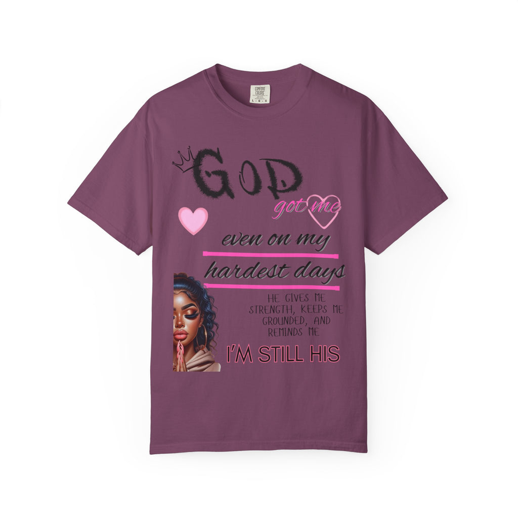 God Got Me T-Shirt — Inspirational Christian Faith Tee for Women