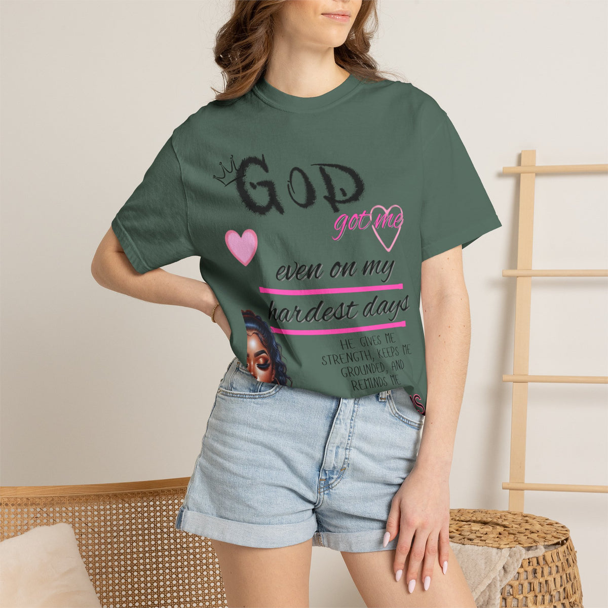 God Got Me T-Shirt — Inspirational Christian Faith Tee for Women