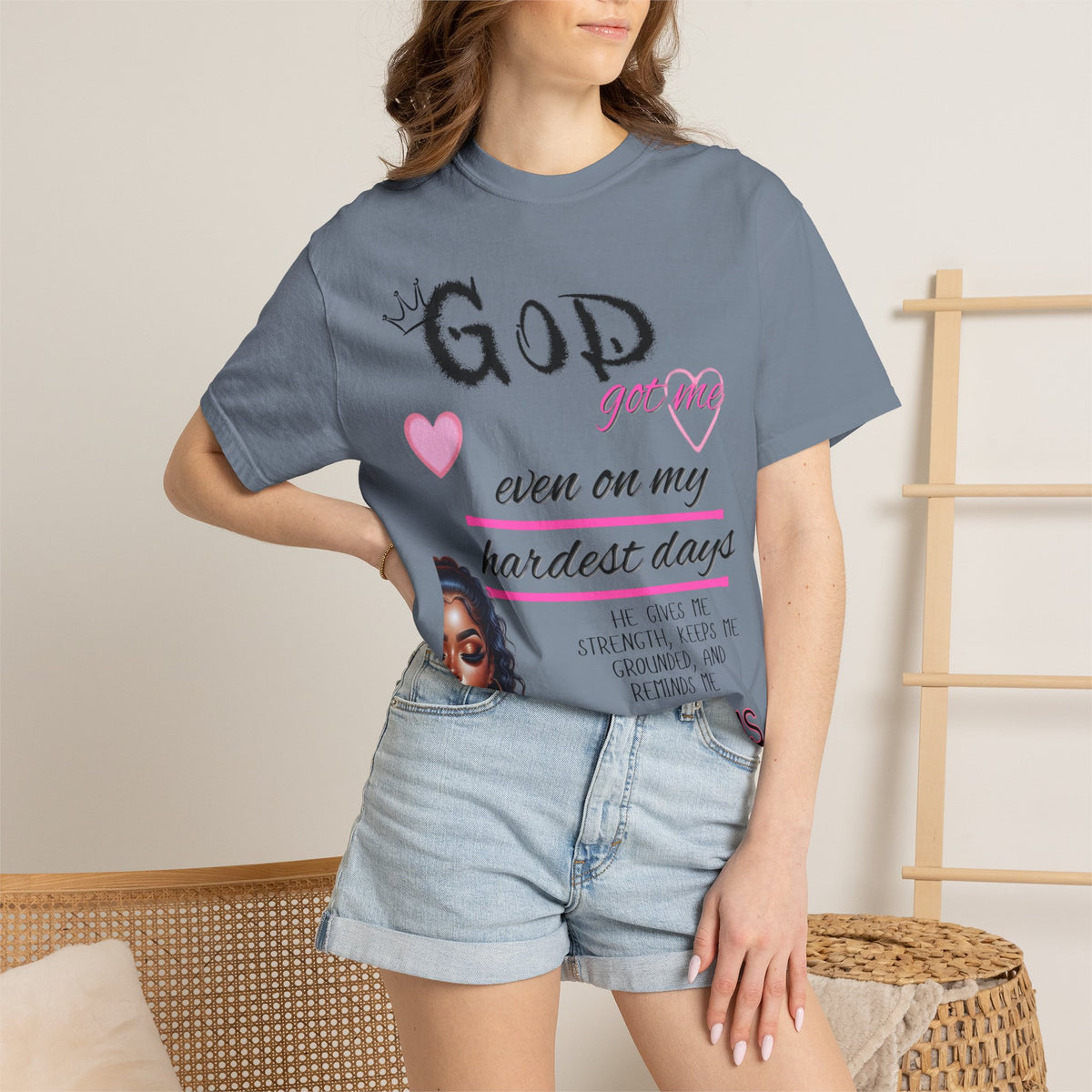 God Got Me T-Shirt — Inspirational Christian Faith Tee for Women
